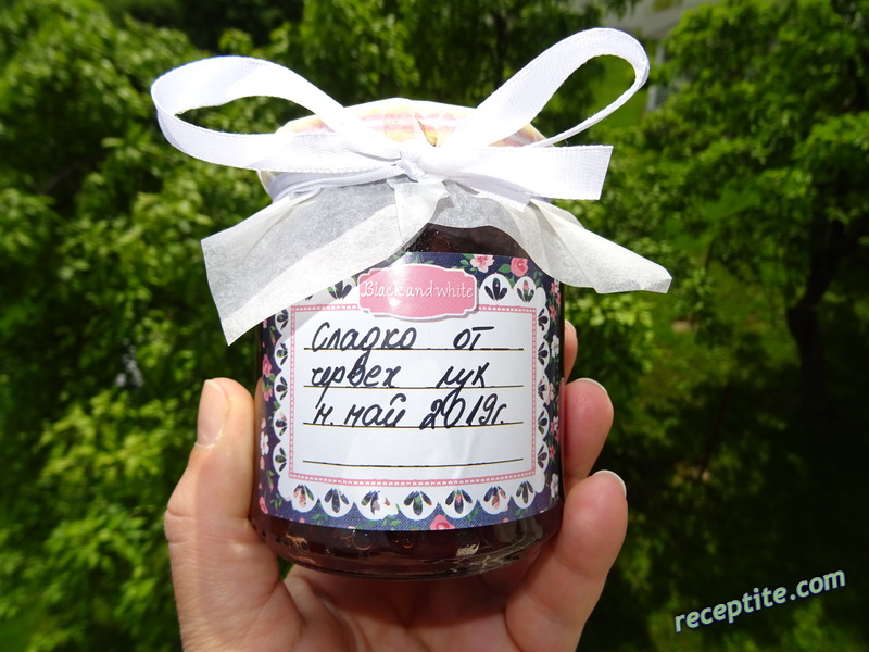Снимки към Конфитюр от червен лук