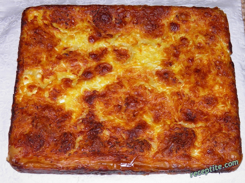 Снимки към Баница с варени яйца