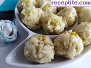 снимка 1 към рецепта Топчета от тиквички с ориз
