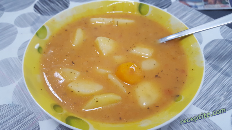 Снимки към Картофената яхния на баба