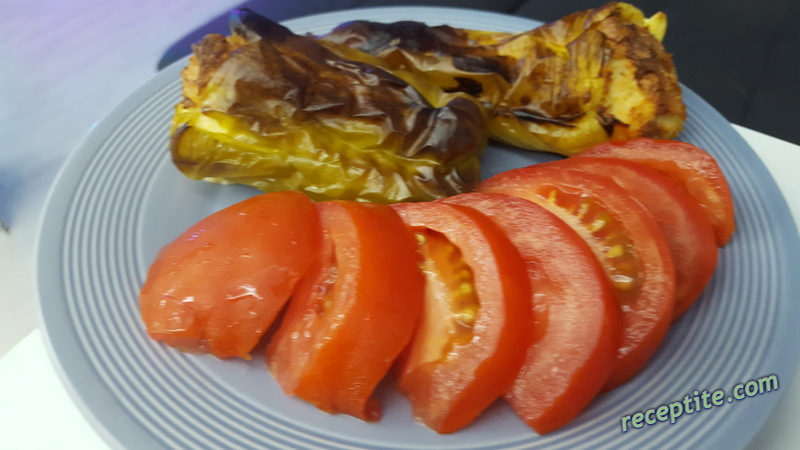 Снимки към Пълнени чушки с извара на фурна