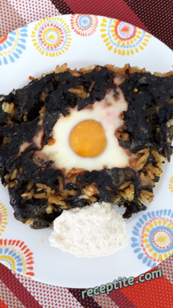 Снимки към Ориз с лапад и яйца на фурна