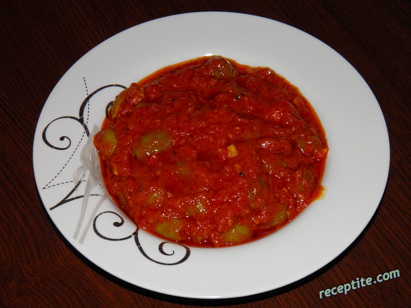 Снимки към Мароканска салата с маслини