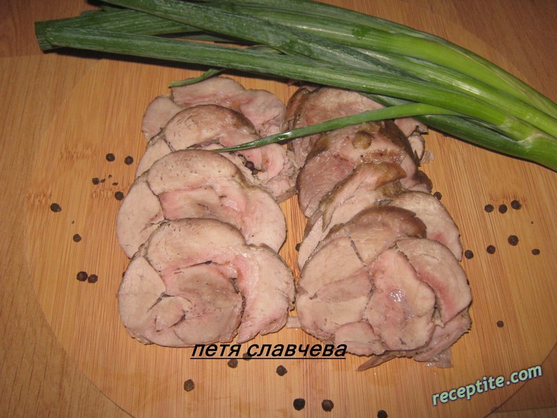 Снимки към Прясна домашна шунка