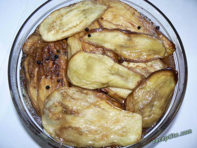 Снимки към Мариновани патладжани в хладилник