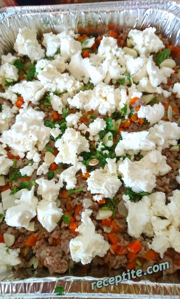 Снимки към Лазаня с патладжани и кайма