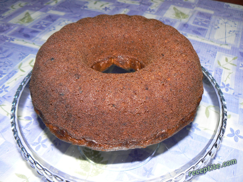 Снимки към Ябълков кекс с ядки и стафиди
