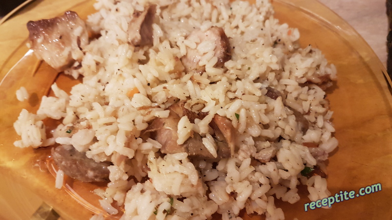 Снимки към Свинско с ориз на фурна