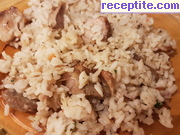 снимка 4 към рецепта Свинско с ориз на фурна