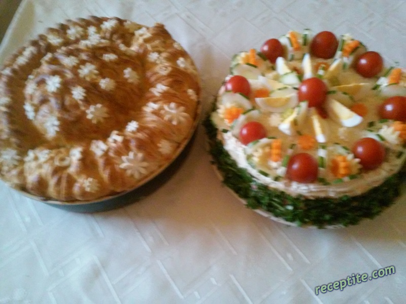 Снимки към Солена палачинкова торта *Крис*