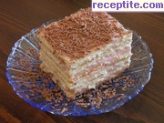 снимка 82 към рецепта Бисквитена торта с крем нишесте