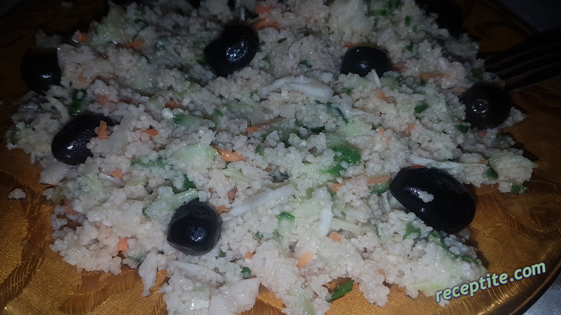 Снимки към Свежа салата с кус-кус