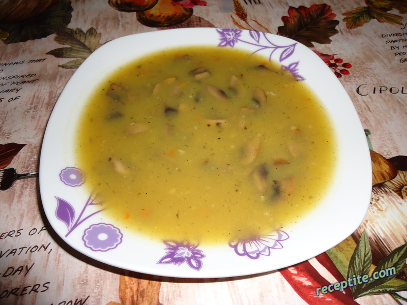 Снимки към Картофена крем-супа с гъби