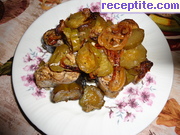 снимка 13 към рецепта Скумрия на фурна с кисели краставички и лук