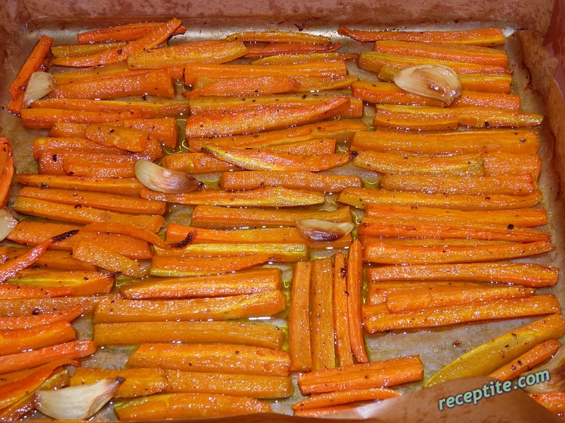 Снимки към Гарнитура от моркови, печени на фурна