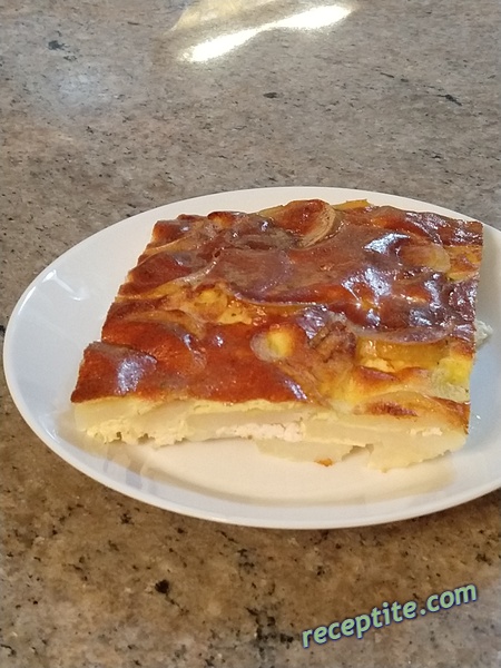 Снимки към Картофи огретен с кисело мляко