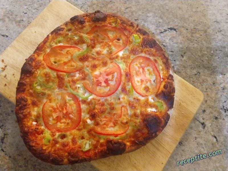 Снимки към Вегетарианска пица на вулканичен камък