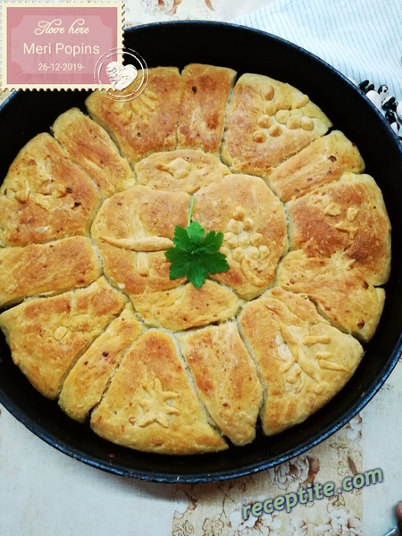 Снимки към Постна содена питка