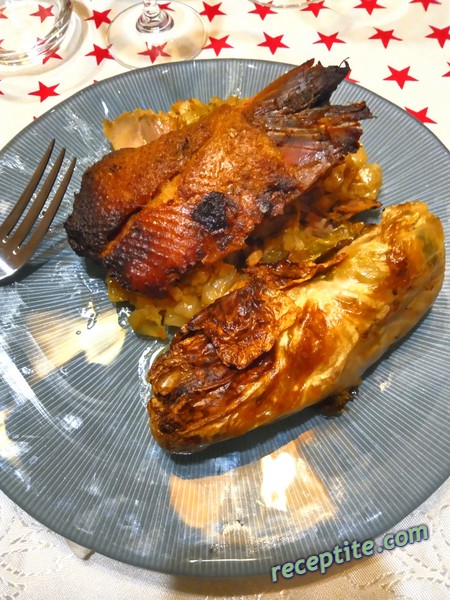 Снимки към Патица с кисело зеле