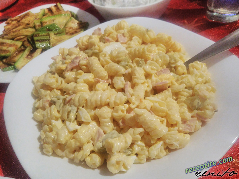 Снимки към Немска салата с макарони (Nudelsalat)