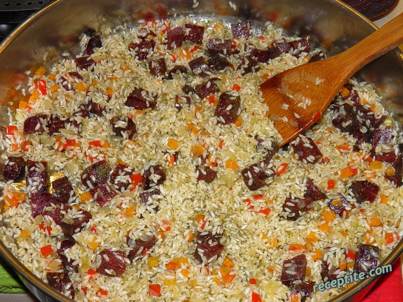 Снимки към Ориз със суджук