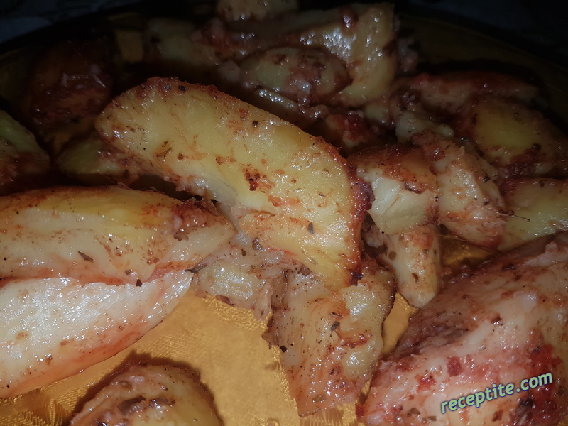 Снимки към Селски картофки