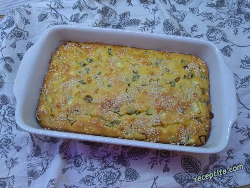 Снимки към Солен кекс с царевично брашно