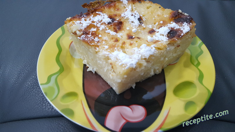 Снимки към Макарони със сирене и захар на фурна