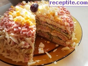 снимка 62 към рецепта Солена палачинкова торта