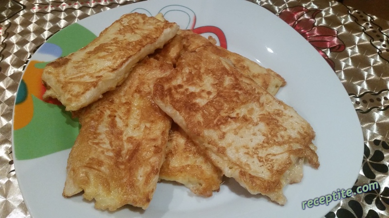 Снимки към Паниран кашкавал в кори