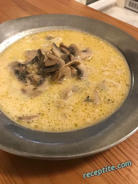 Снимки към Гъбена супа със сметана