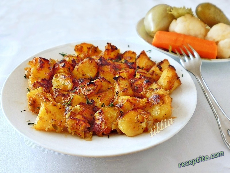 Снимки към Картофи с праз