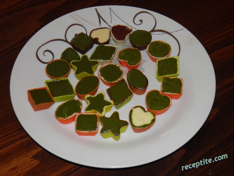 Снимки към Шоколадови трюфели със зелен чай