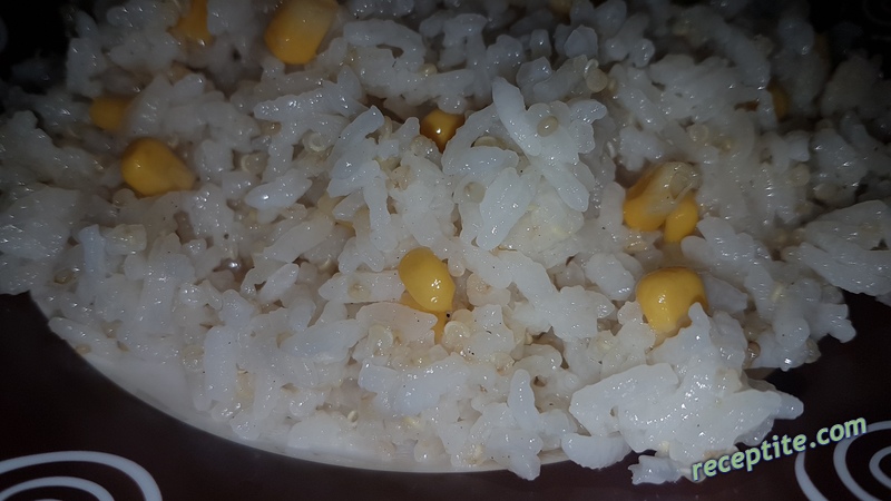 Снимки към Ориз с киноа на фурна