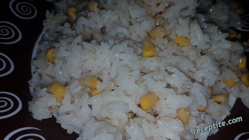 Снимки към Ориз с киноа на фурна