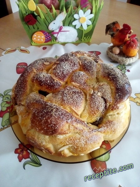 Снимки към Козунак-руло