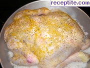 снимка 7 към рецепта Пиле, печено върху сол