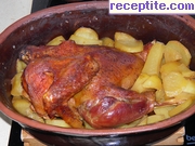 снимка 24 към рецепта Пиле с картофи на фурна