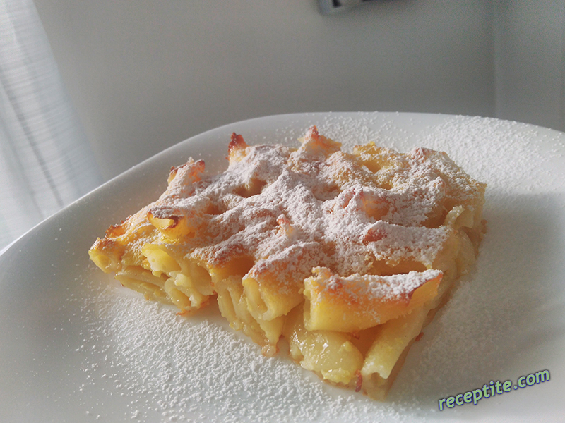 Снимки към Макарони на фурна с яйца и захар
