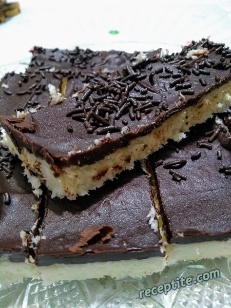 Снимки към Кокосов сладкиш без печене