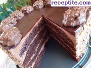 снимка 2 към рецепта Сочна шоколадова торта с шоколадов мус