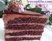снимка 4 към рецепта Сочна шоколадова торта с шоколадов мус