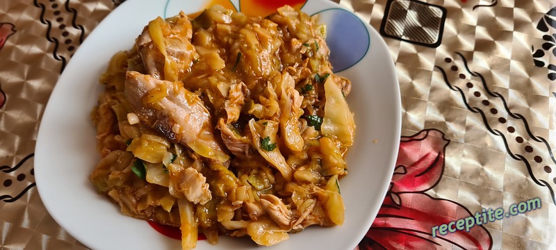 Снимки към Пиле с прясно зеле