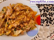 снимка 4 към рецепта Пиле с прясно зеле