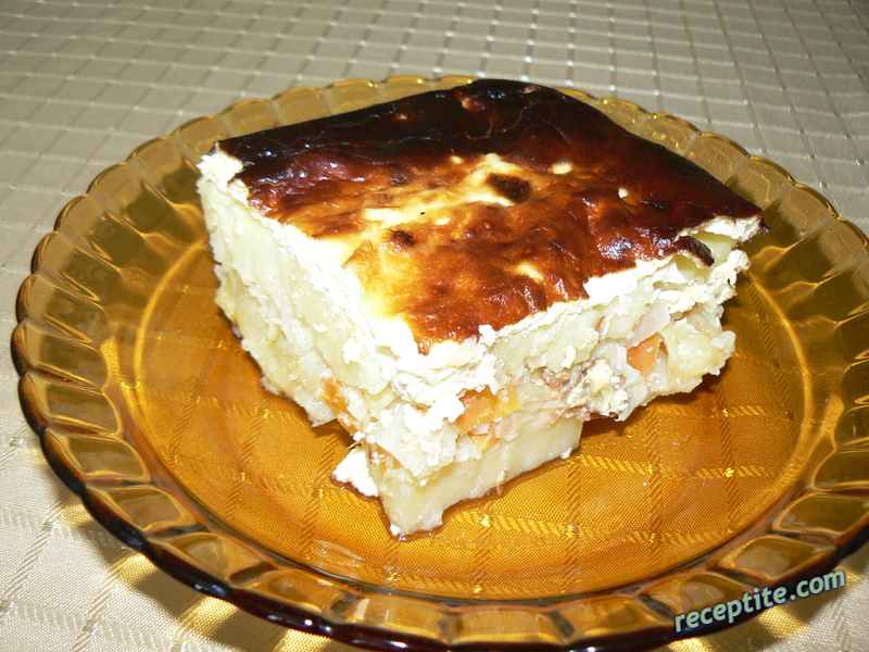 Снимки към Вегетарианска мусака от зеле и картофи