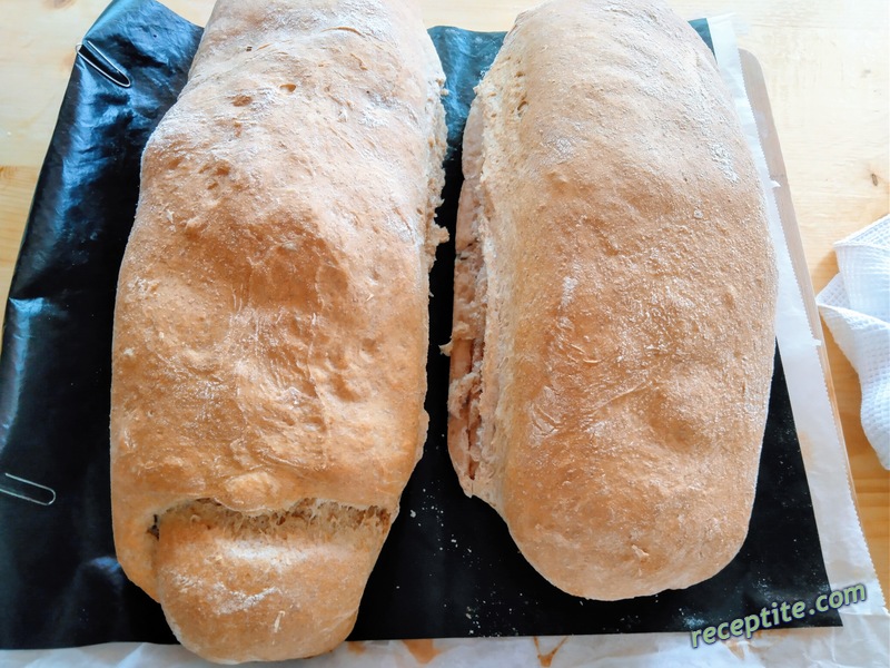 Снимки към Хляб на шупли с бига