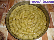 снимка 5 към рецепта Сарми на фурна с липови или лозови листа