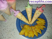 снимка 1 към рецепта Домашен сладолед с праскови и моркови
