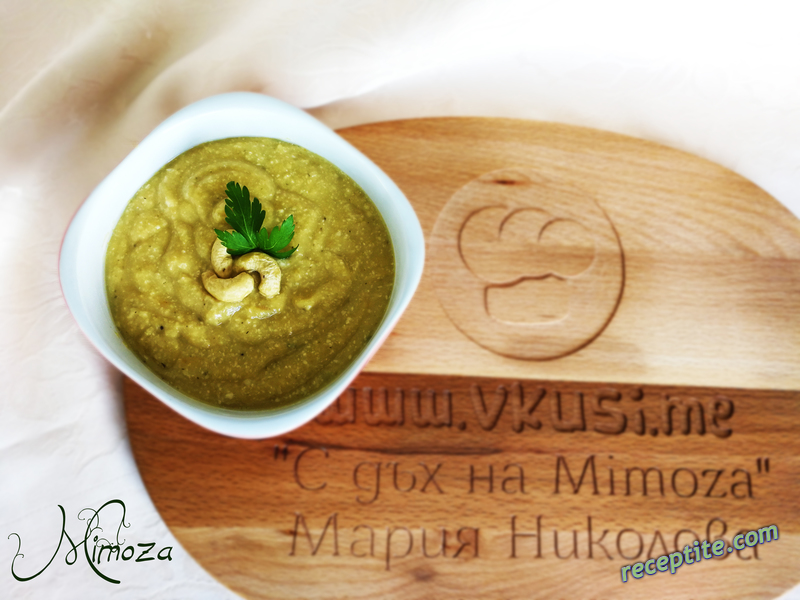 Снимки към Картофена крем-супа с кашу