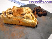 снимка 4 към рецепта Плодов кейк - торта с целувчен блат